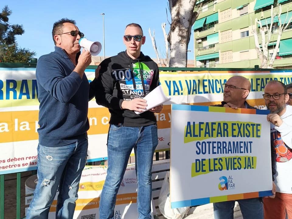 Manifestación soterramiento Alfafar